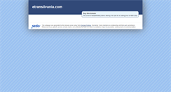 Desktop Screenshot of etransilvania.com